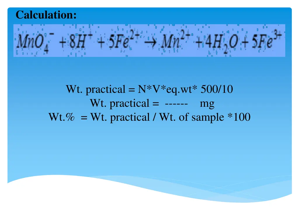 calculation