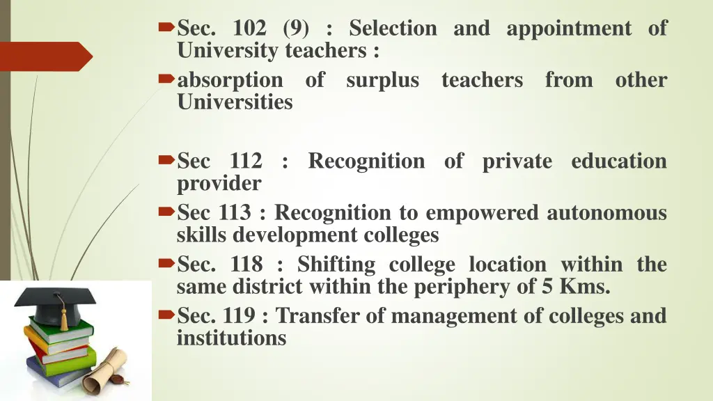 sec 102 9 selection and appointment of university