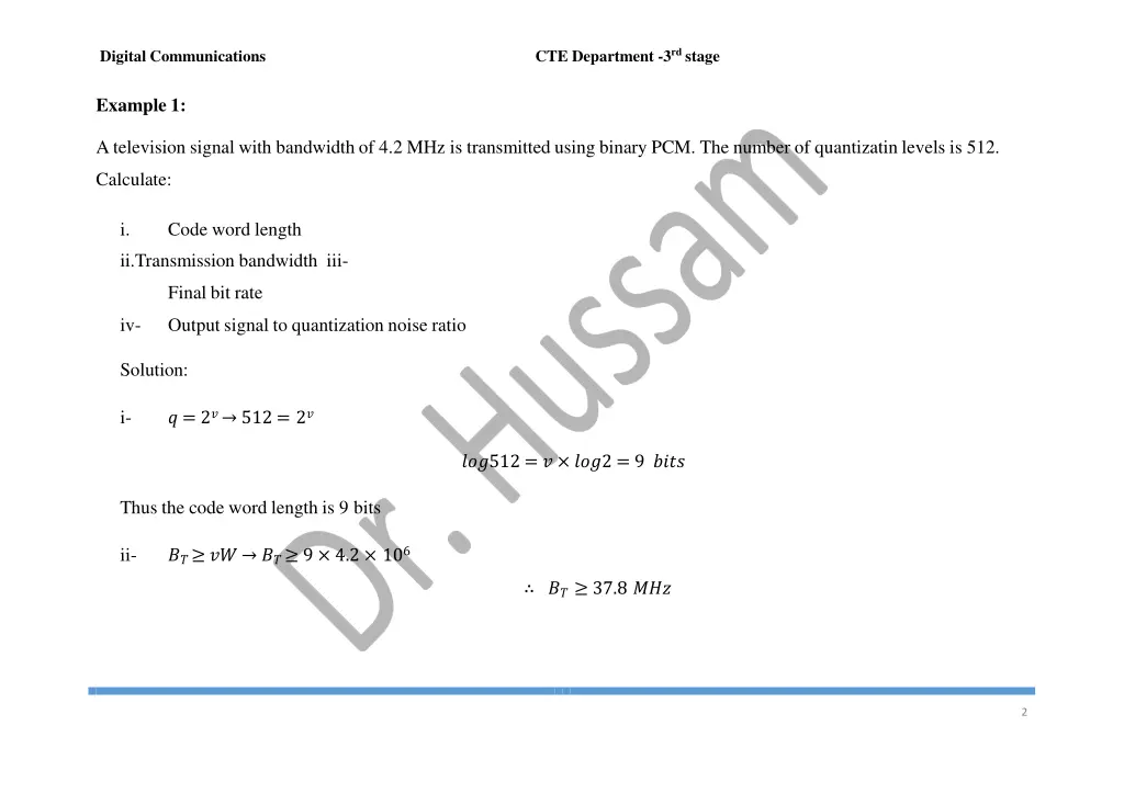 cte department 3 rd stage