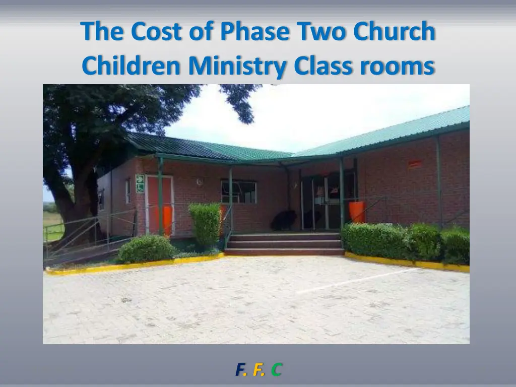 the cost of phase two church children ministry