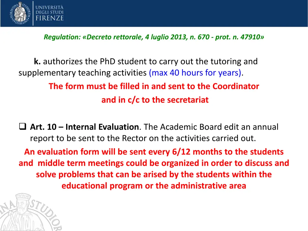regulation decreto rettorale 4 luglio 2013 3