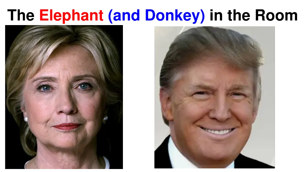 the elephant and donkey in the room