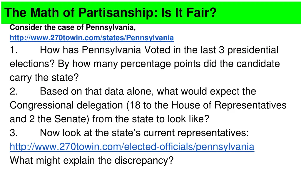 the math of partisanship is it fair