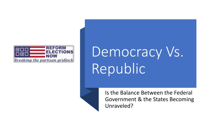 democracy vs republic