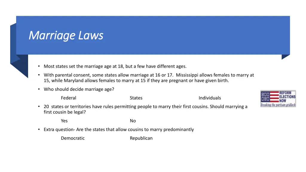 marriage laws marriage laws