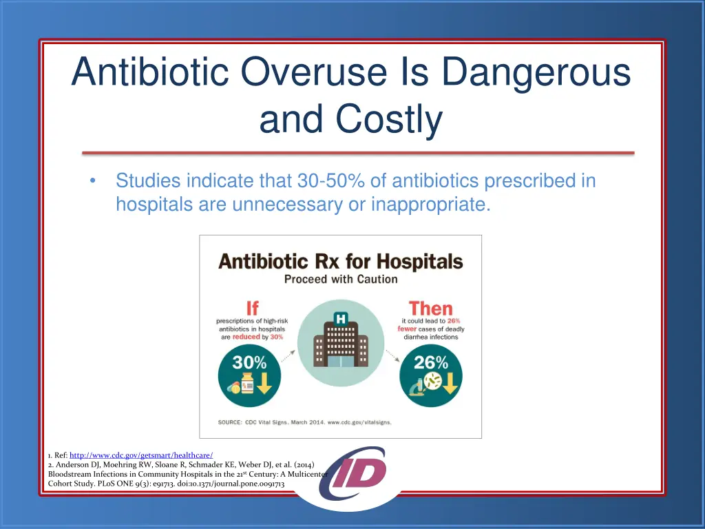 antibiotic overuse is dangerous and costly