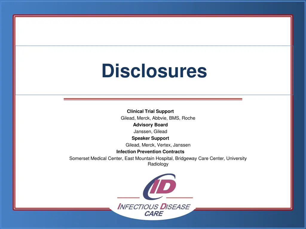 disclosures