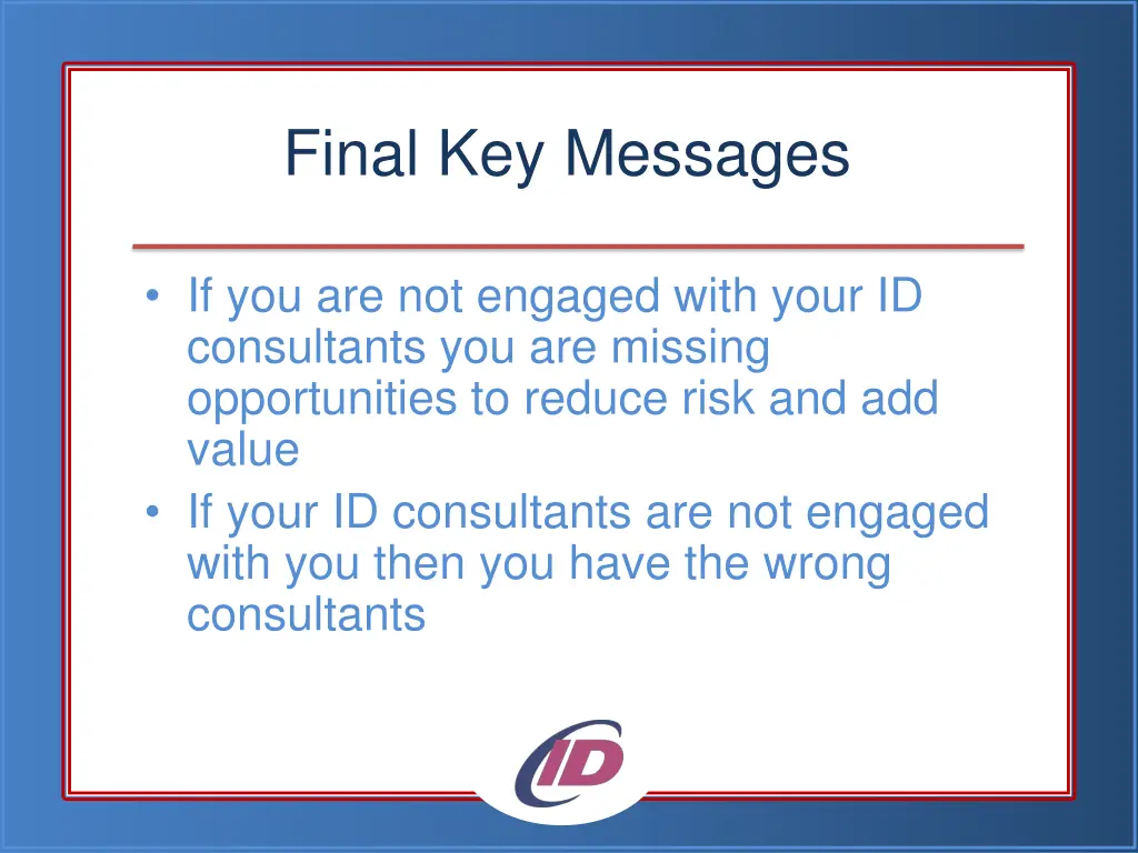 final key messages 1