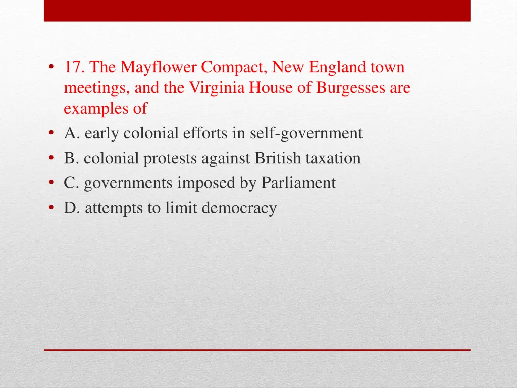 17 the mayflower compact new england town