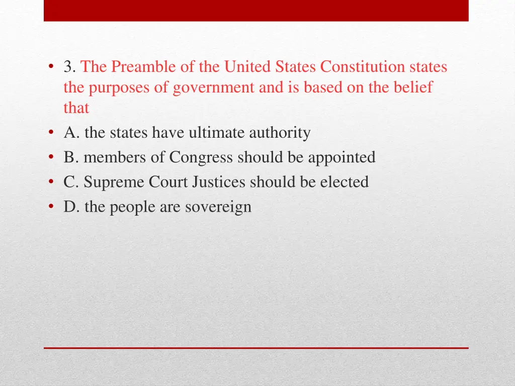 3 the preamble of the united states constitution