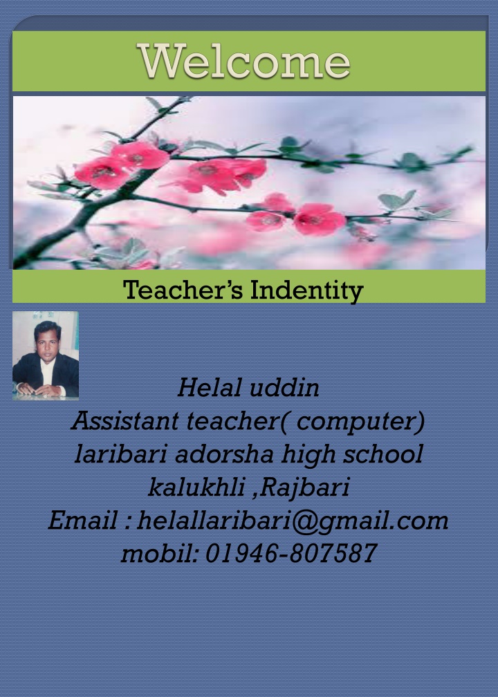 teacher s indentity