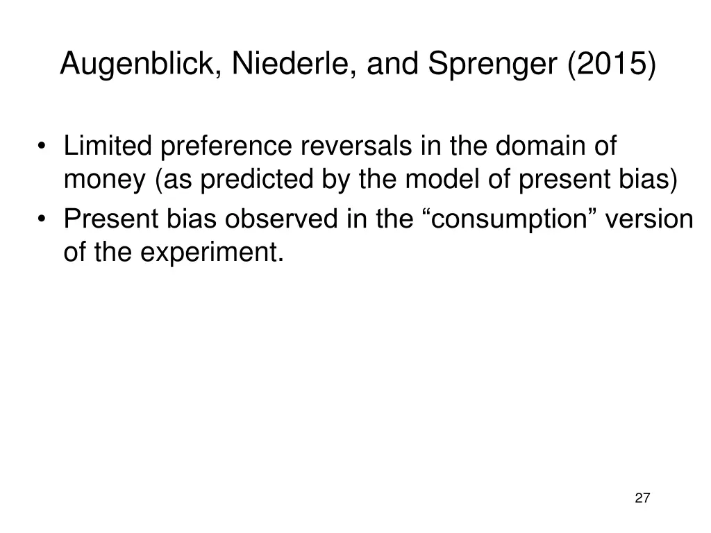 augenblick niederle and sprenger 2015