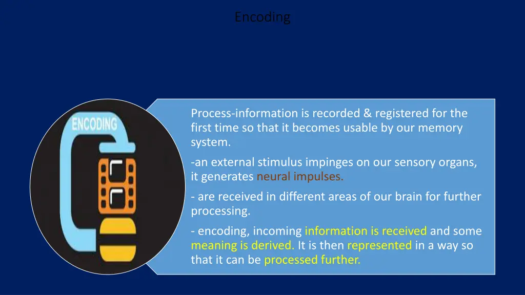 encoding