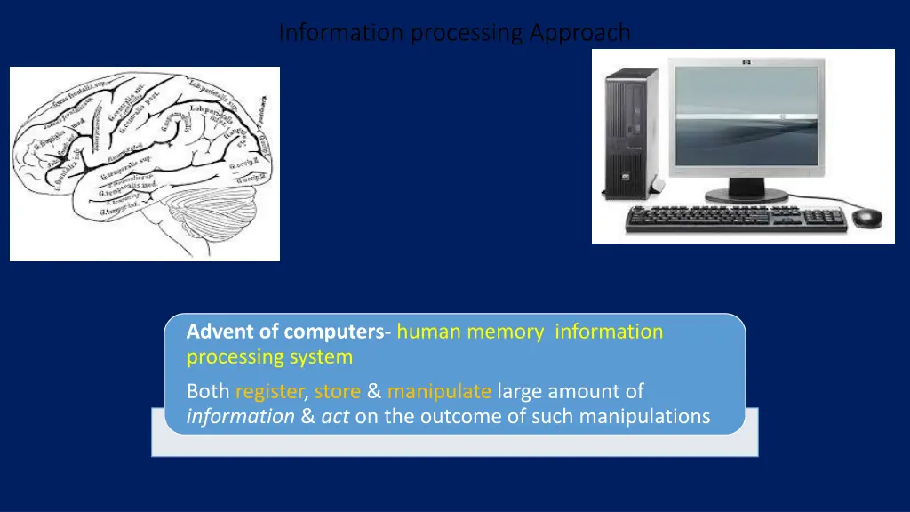 information processing approach