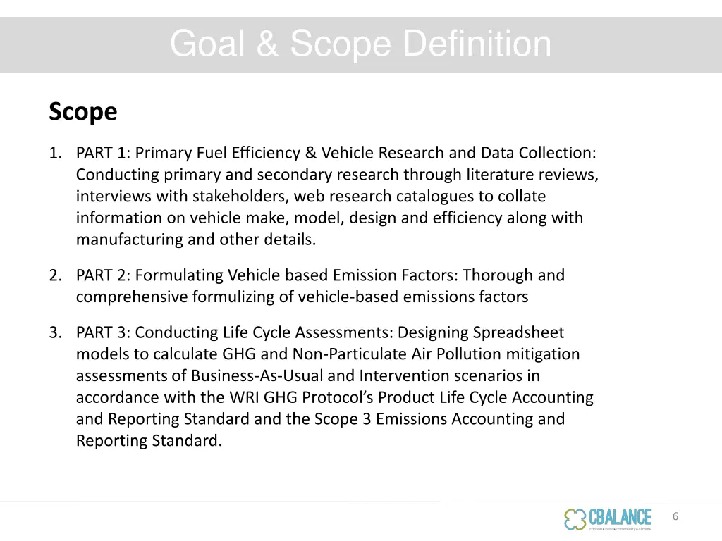 goal scope definition 2