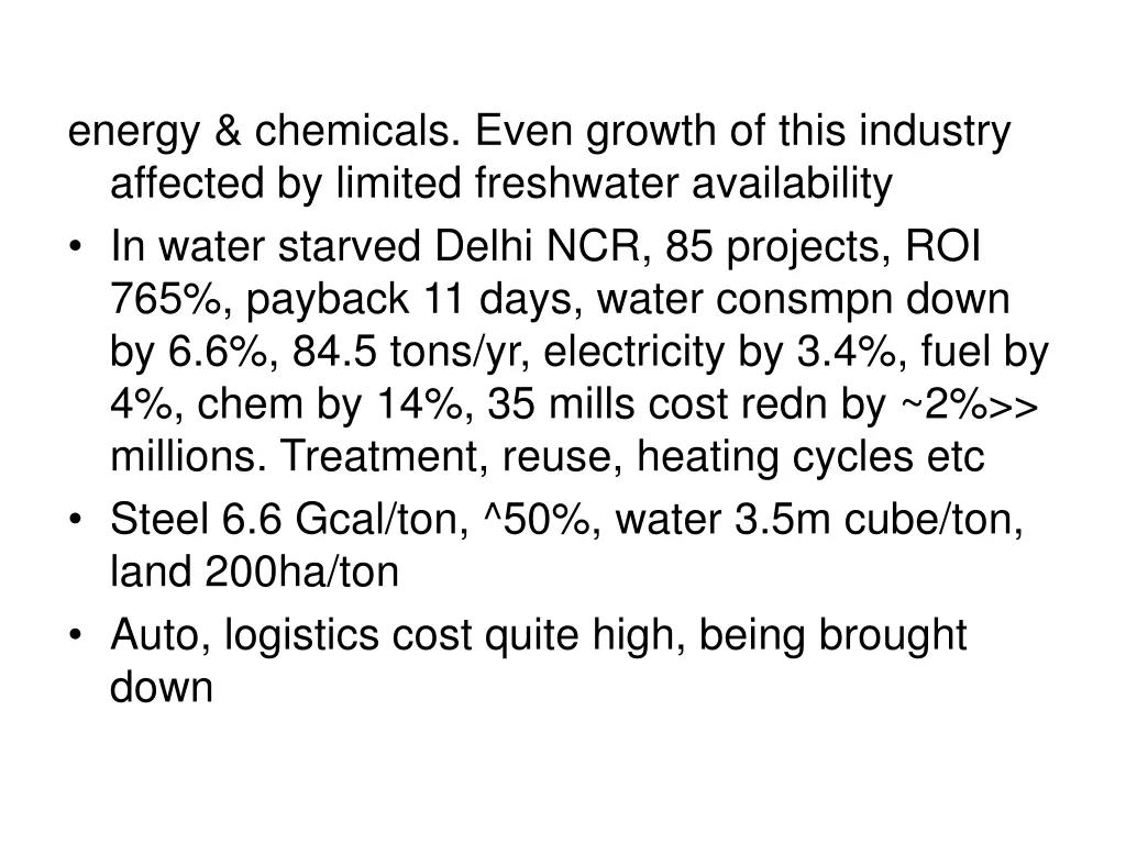 energy chemicals even growth of this industry