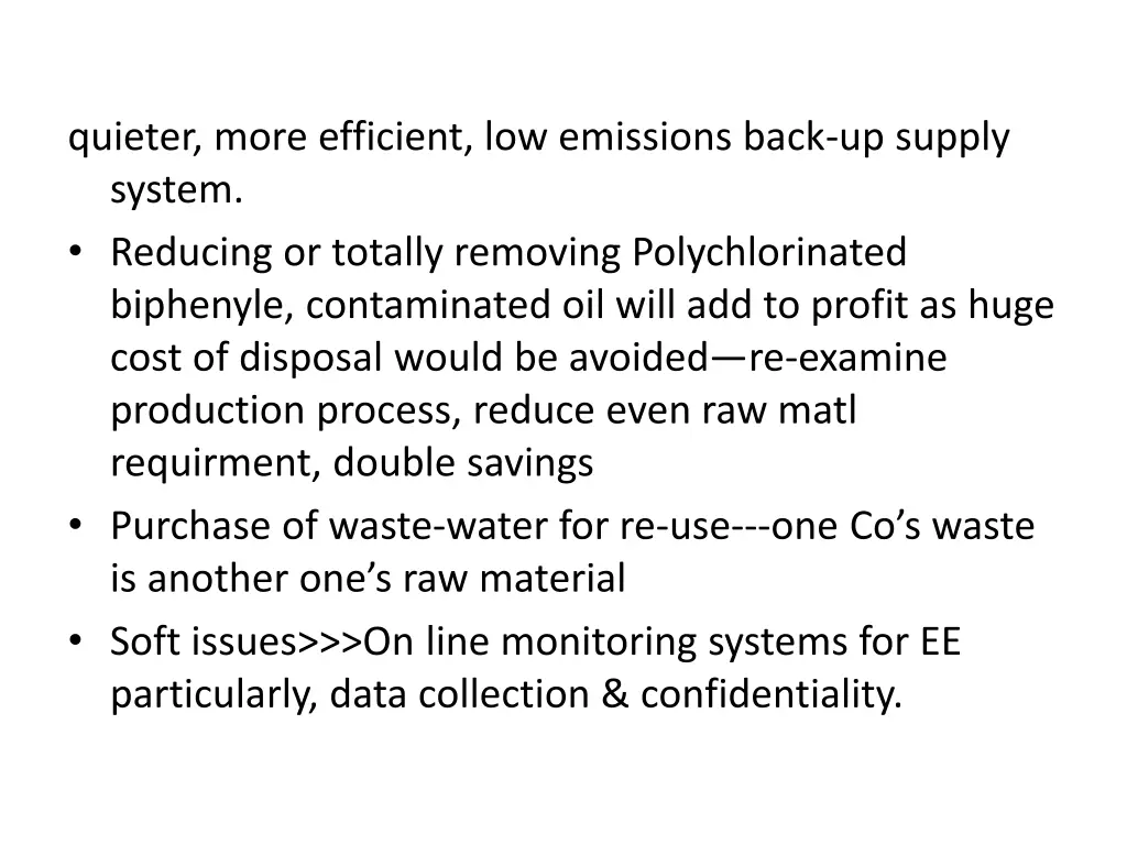 quieter more efficient low emissions back