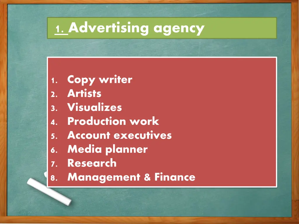 1 advertising agency