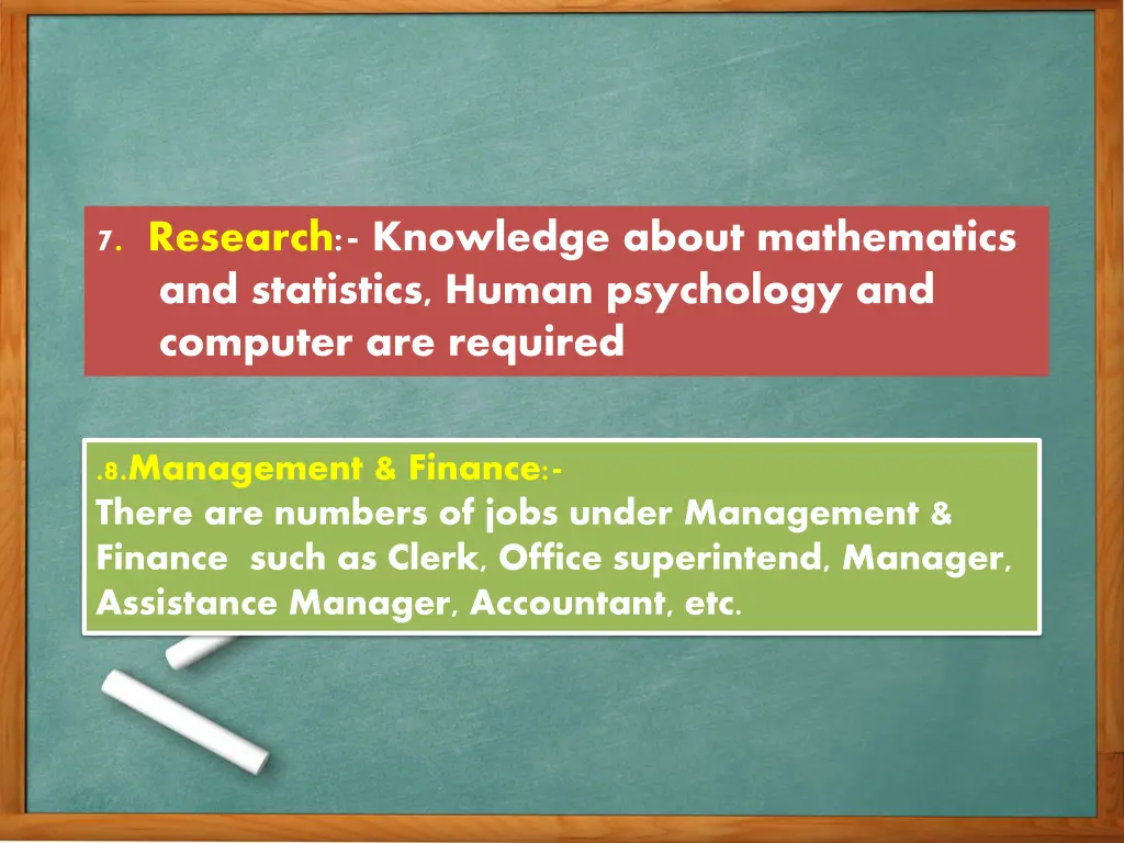 7 research knowledge about mathematics