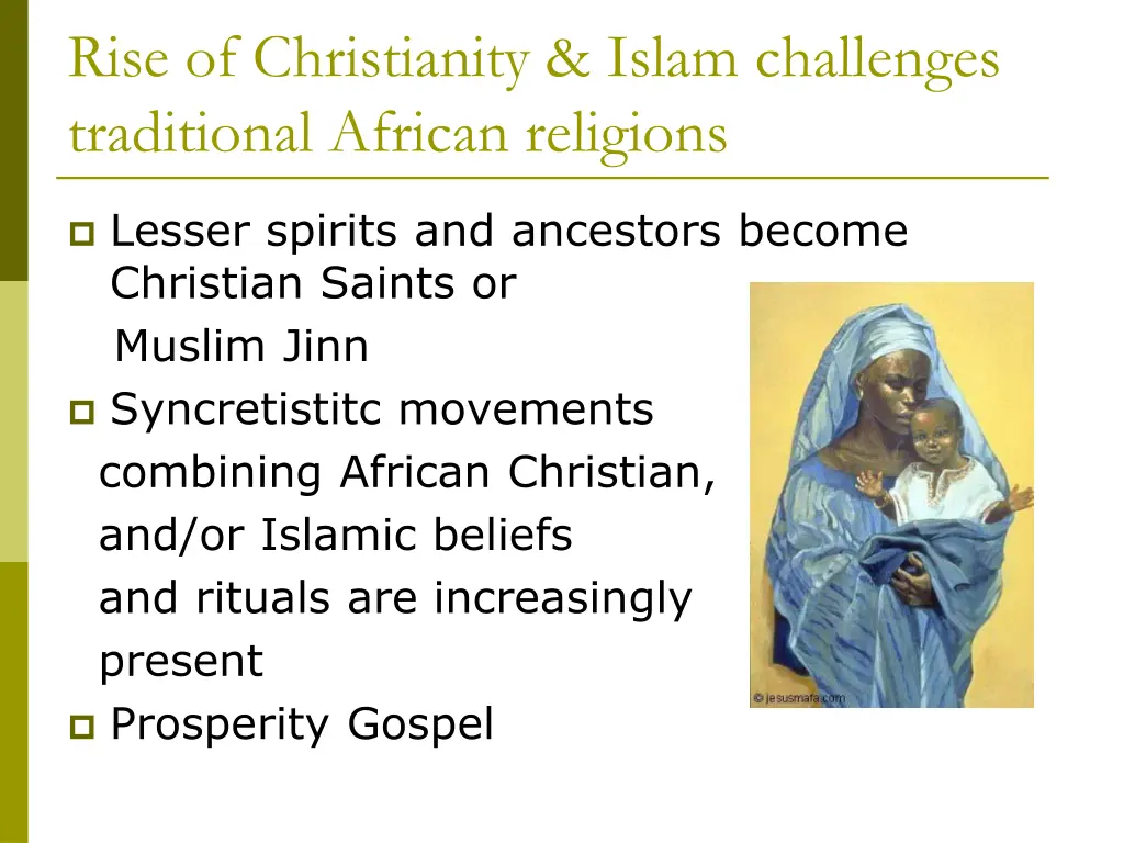 rise of christianity islam challenges traditional