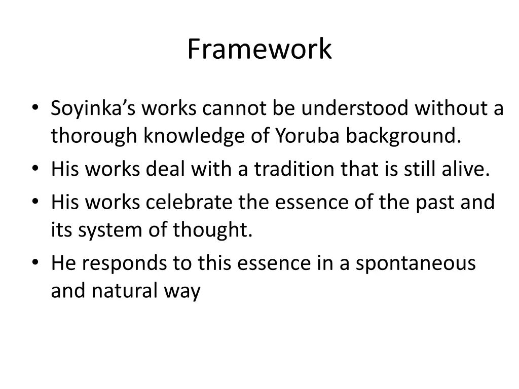 framework