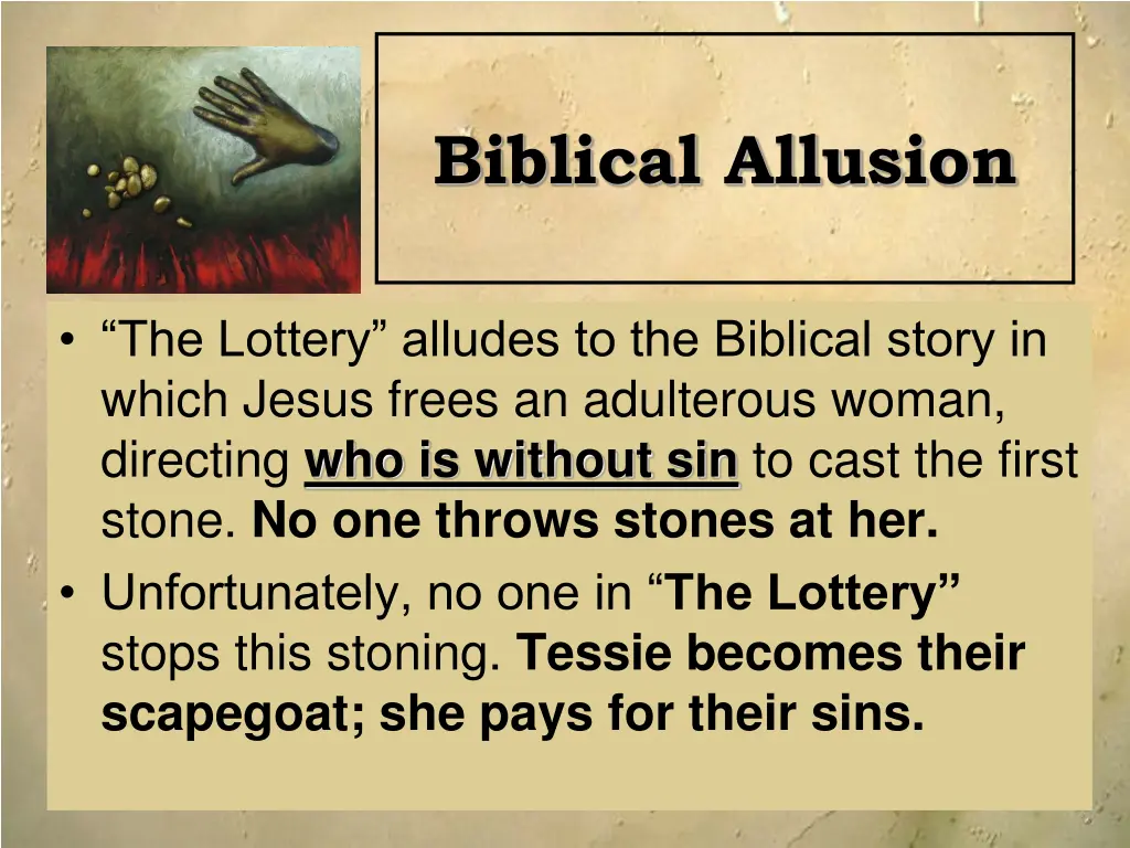 biblical allusion