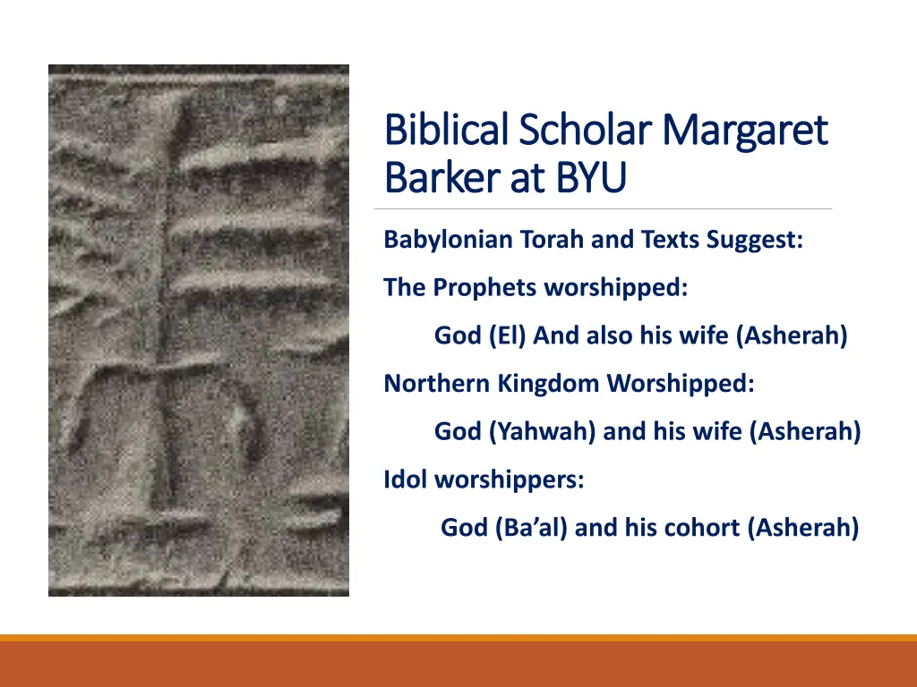 biblical scholar margaret biblical scholar