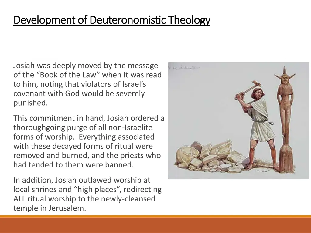 development of development of deuteronomistic