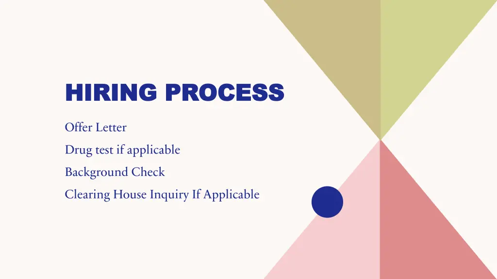 hiring process hiring process 1