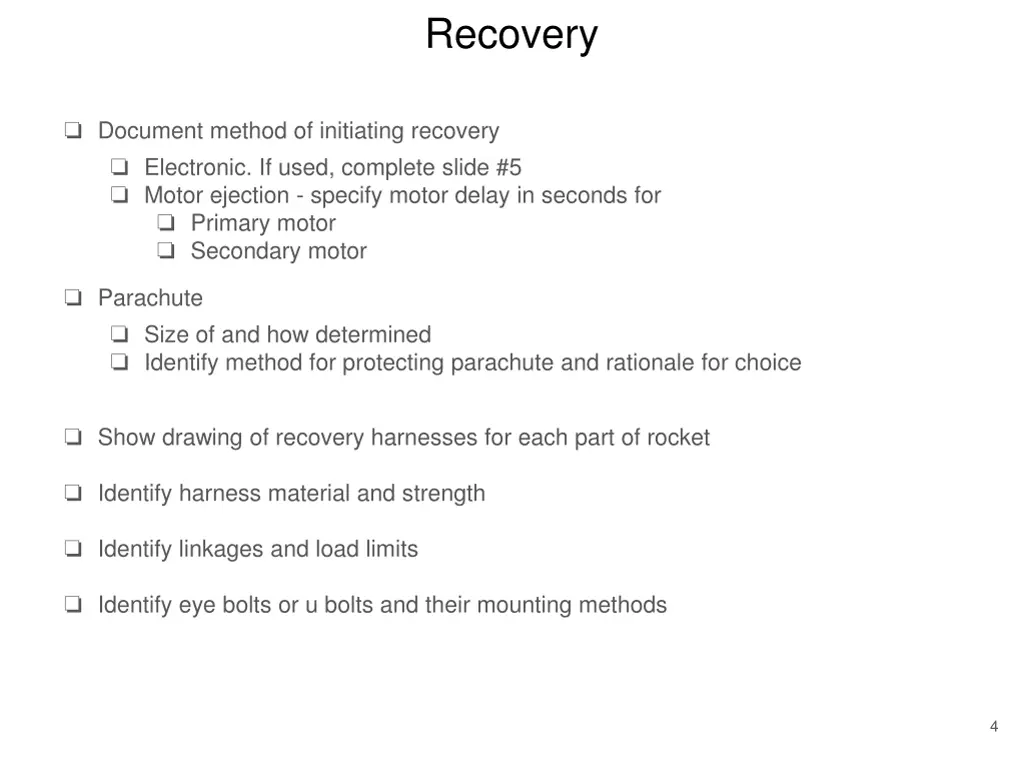 recovery