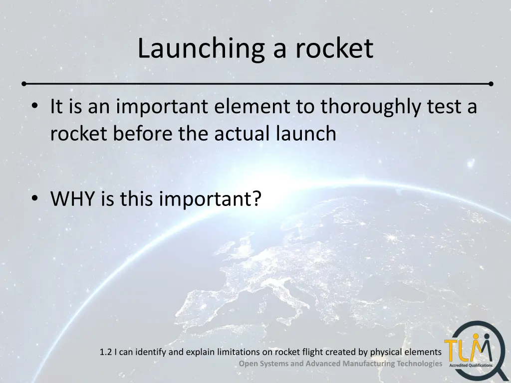 launching a rocket