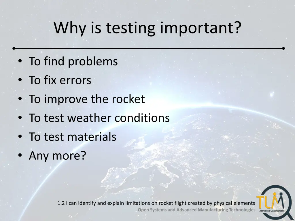 why is testing important