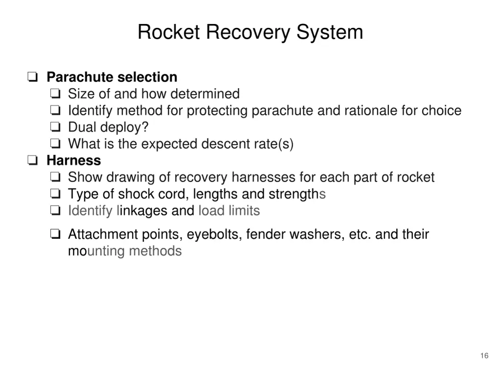 rocket recovery system