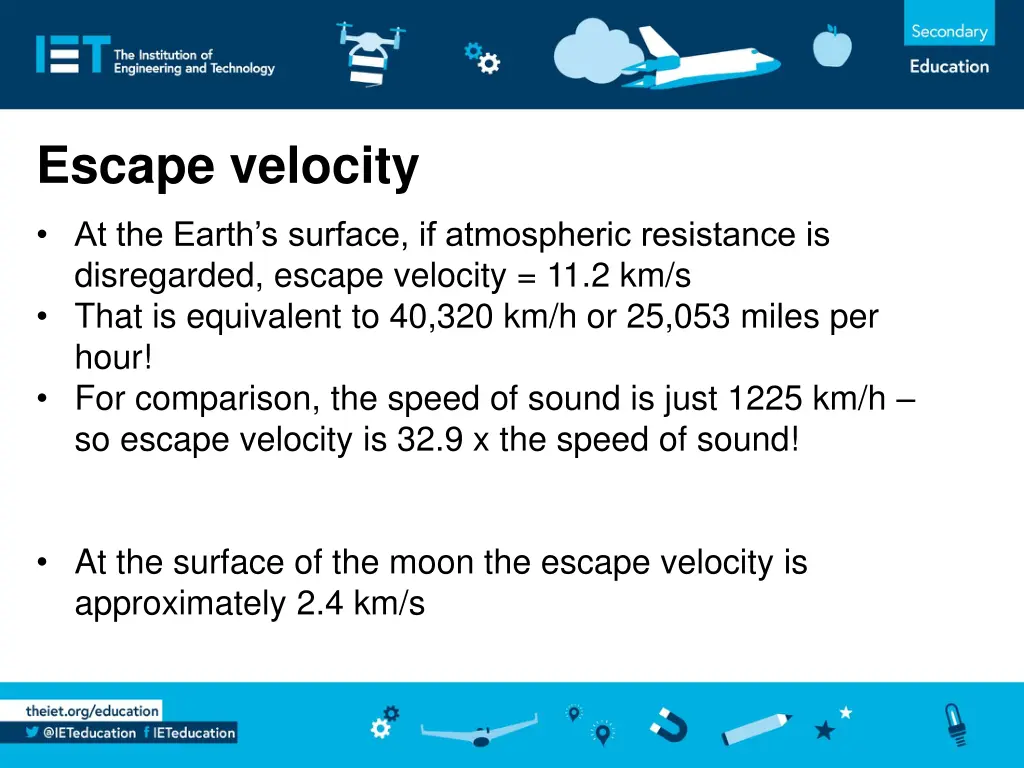 escape velocity