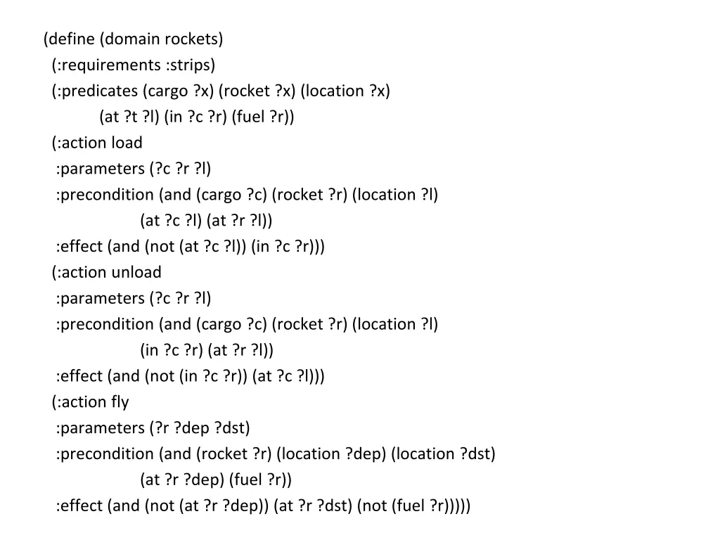 define domain rockets requirements strips