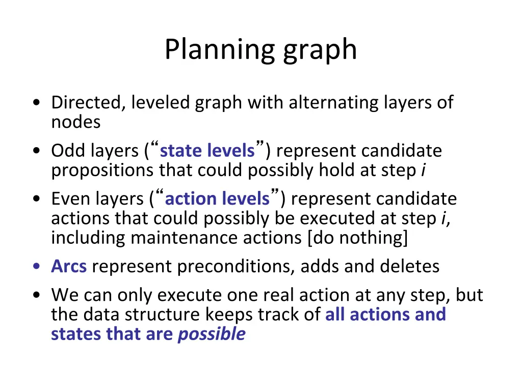 planning graph