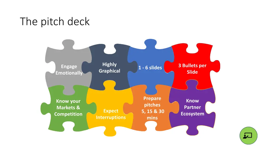 the pitch deck