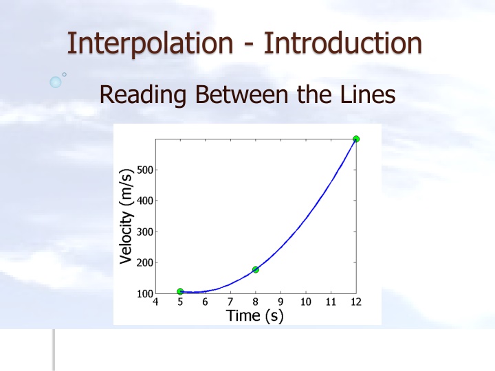 interpolation introduction