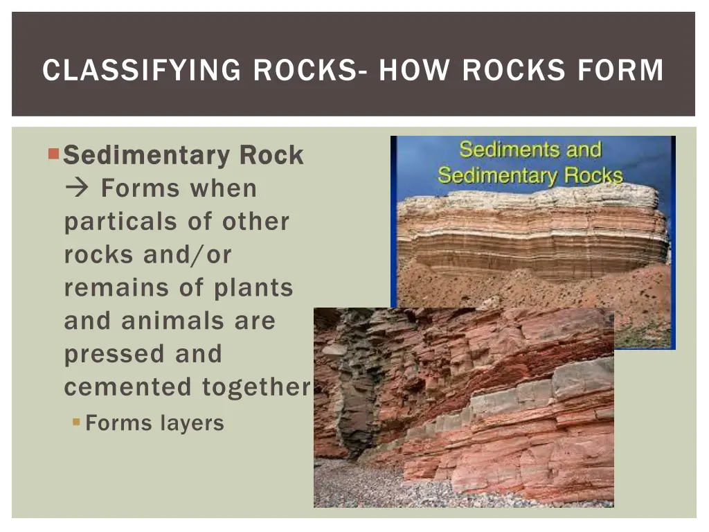 classifying rocks how rocks form 2