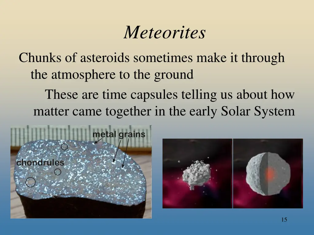 meteorites