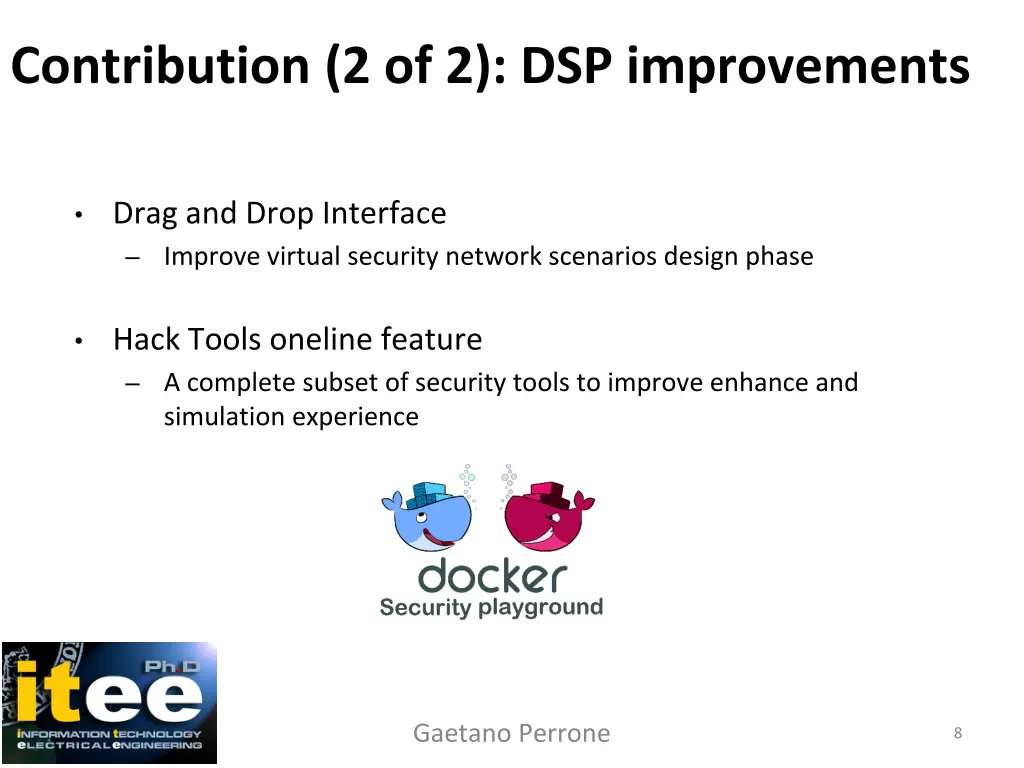 contribution 2 of 2 dsp improvements