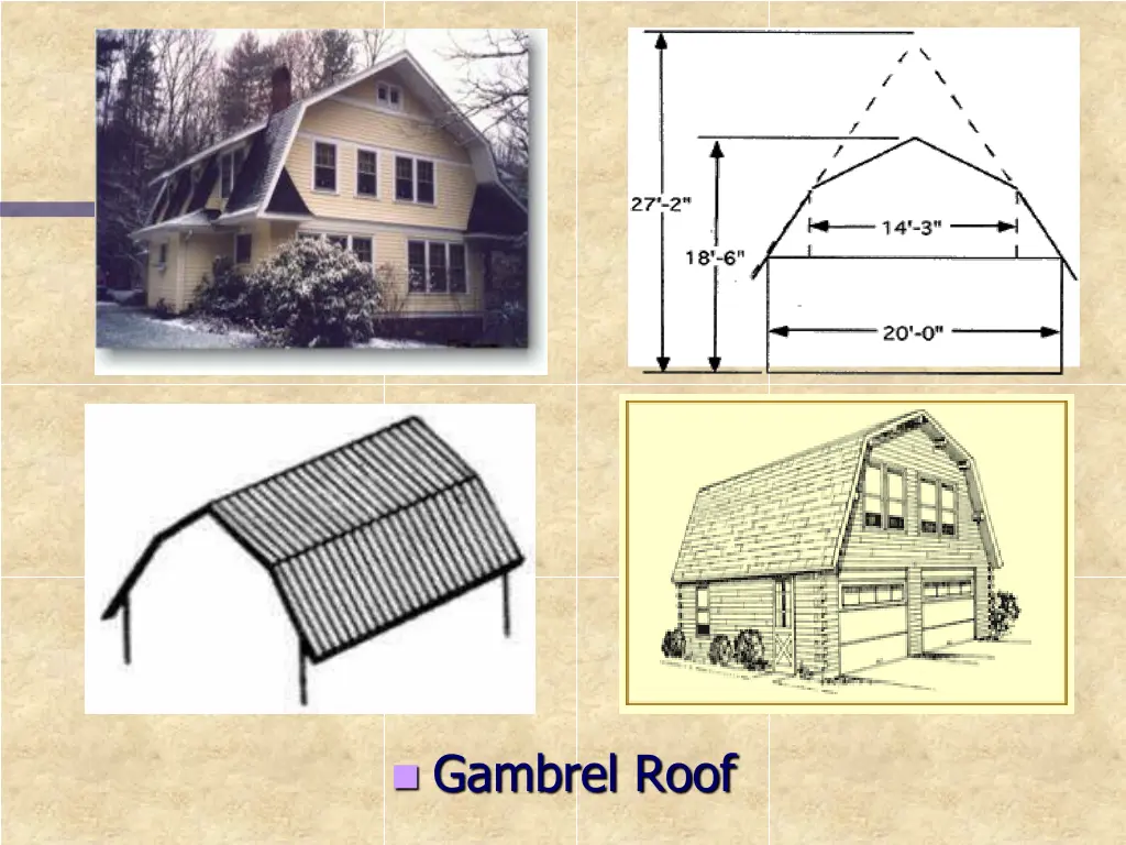 gambrel roof