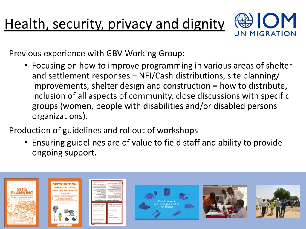 health security privacy and dignity