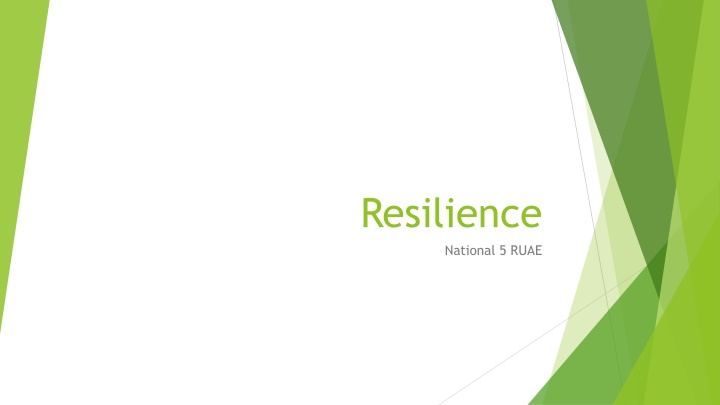 resilience national 5 ruae