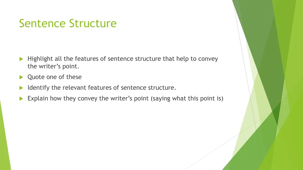 sentence structure 1