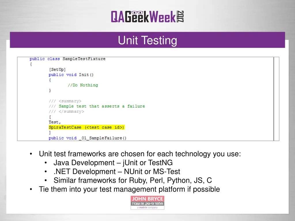 unit testing