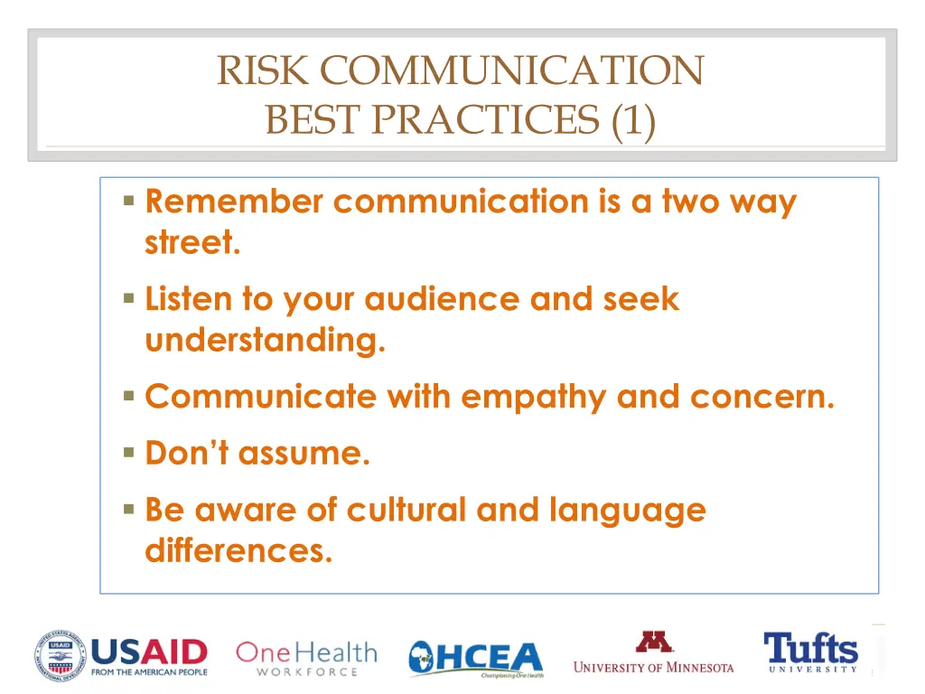 risk communication best practices 1