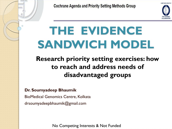 the evidence sandwich model