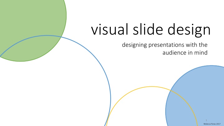 visual slide design designing presentations with