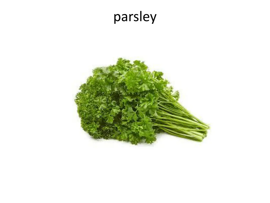 parsley